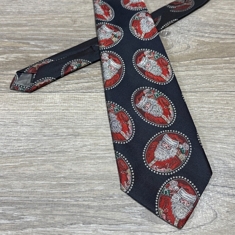 Robert Talbott Nordstrom Santa Claus Handmade Luxury 100% Silk Neck Tie Made USA